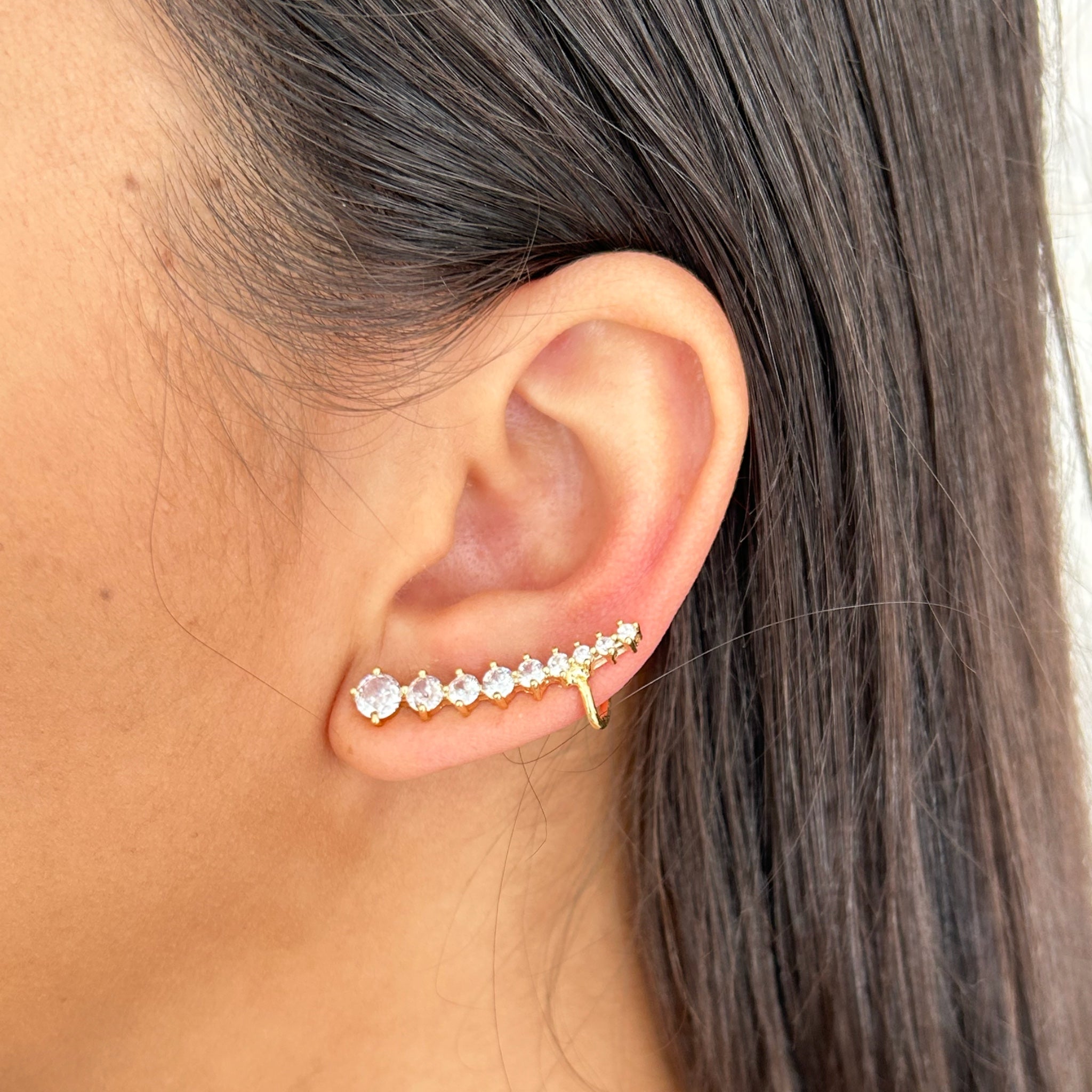 Ear Cuff de Zirconia
