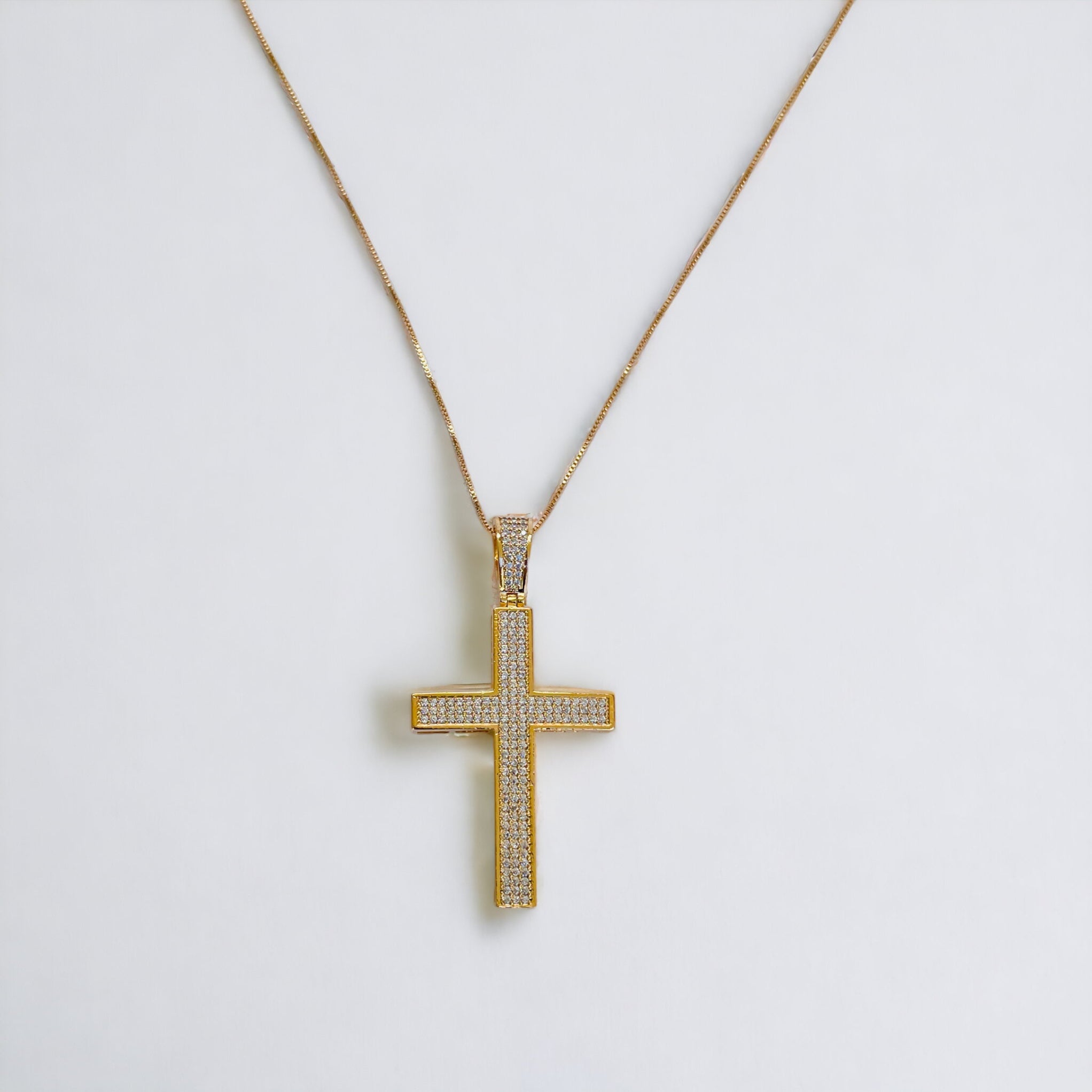 Colar Cruz Zirconia
