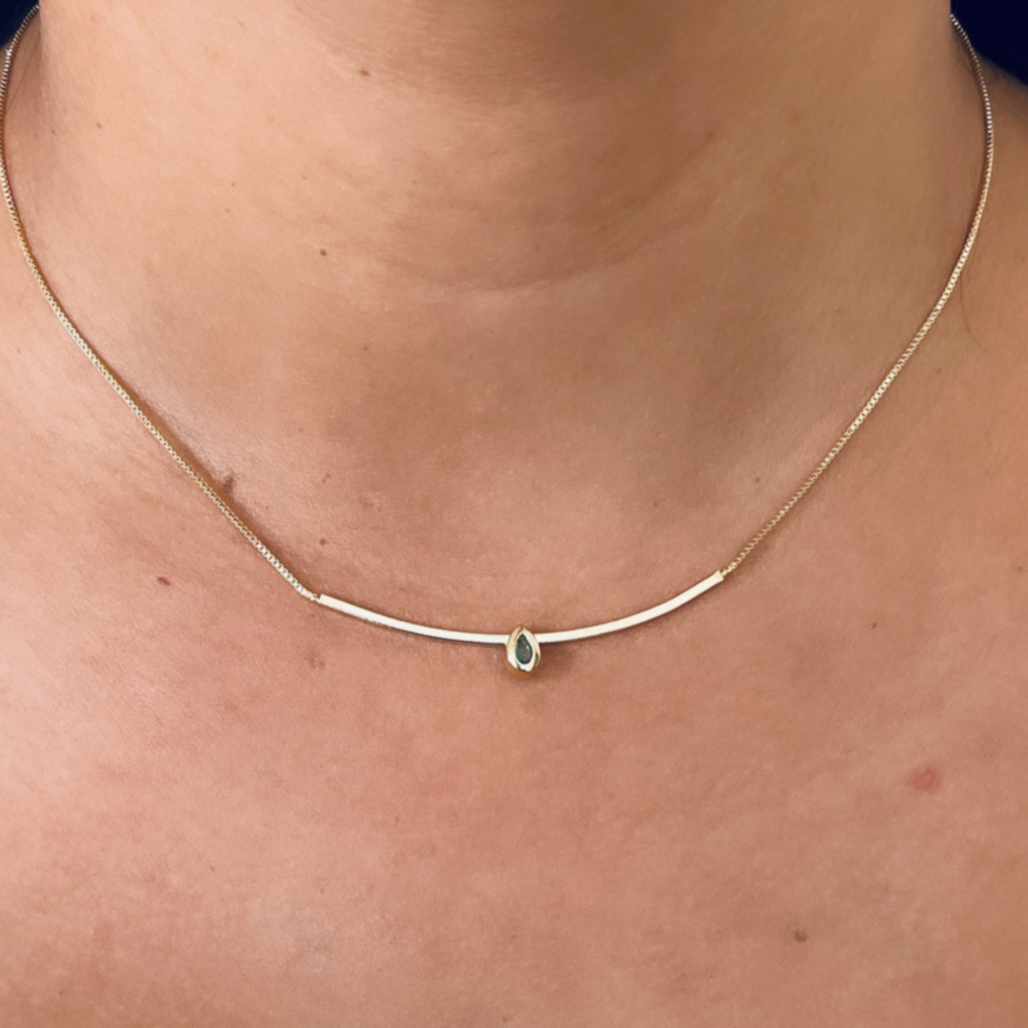 Choker Gota Verde
