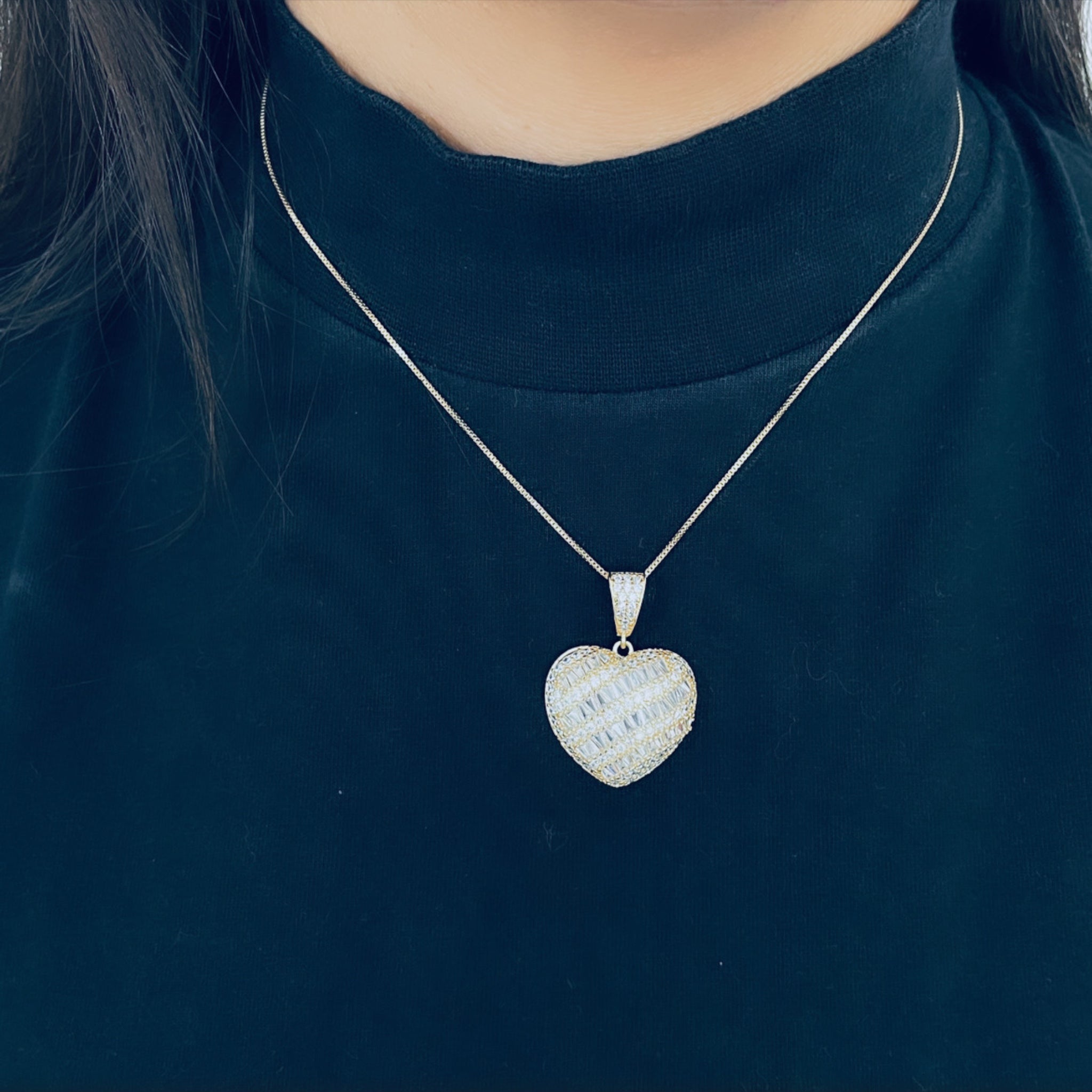 Conjunto Coração Cristal